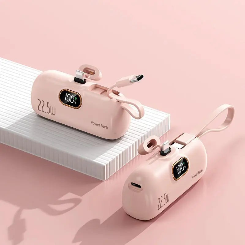 Mini 22.5W Fast-Charge Power Bank