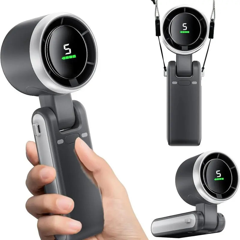 5-in-1 Turbo Handheld Fan