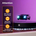 Magnetic Levitation Car, Levitating Display Model Car, Levitating Decor, 360°Rotating with Touch Control for Home Office Desk Decor, Cool Tech Gift for Men