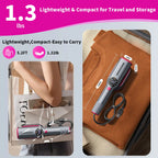 Dr.Flash Garment Steamer for Clothes, Portable Travel Clothing Steamer Iron, 7 Mode with LED Display, 5S Fast Heating, 90° Swivel Handle, New Year Gift,Summervibes Summerwins