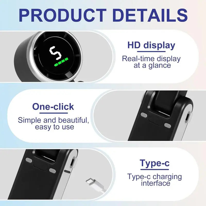 BYS 3-in-1 Turbo Handheld Fan